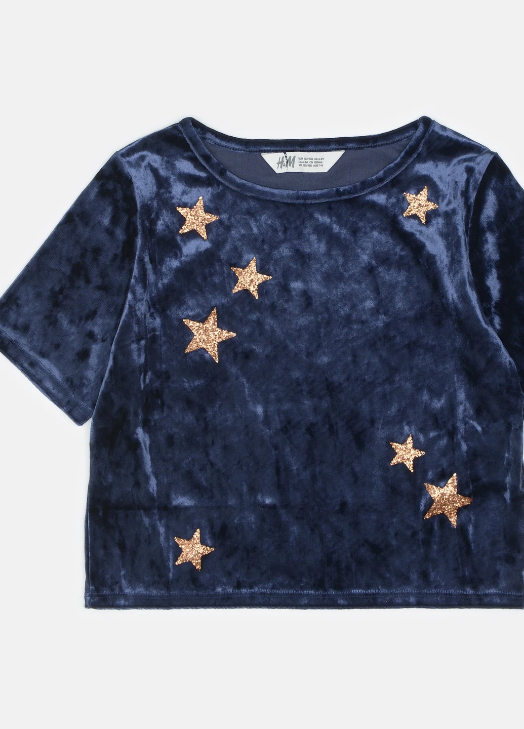 Комбінована літня футболка з коротким рукавом H&M