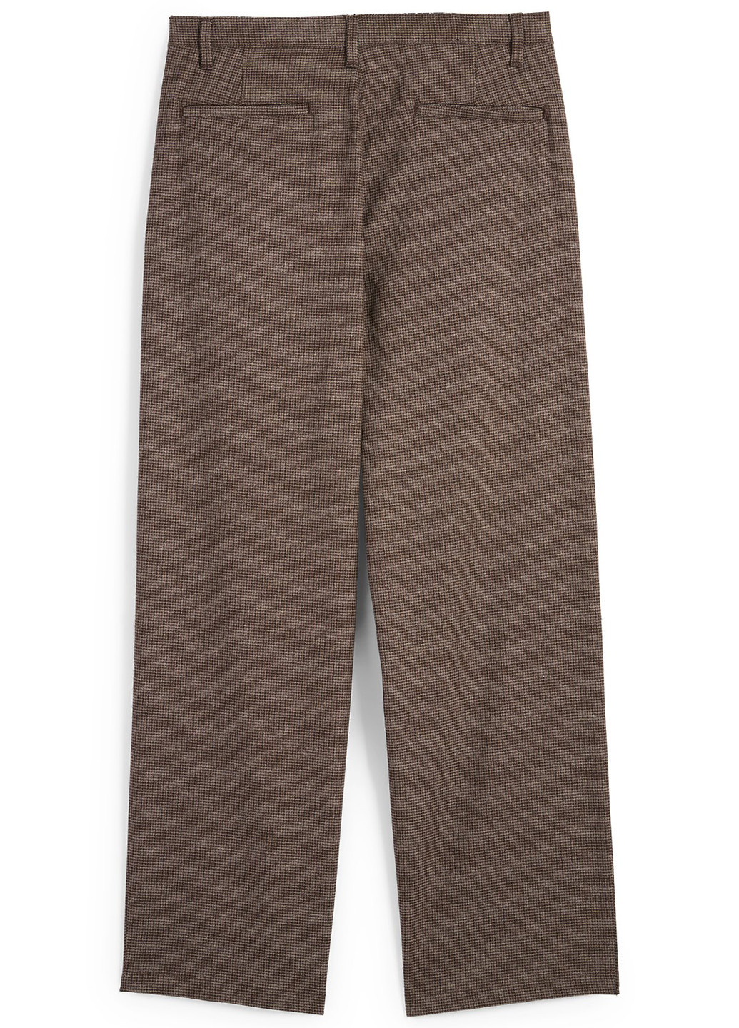 Коричневые кэжуал демисезонные прямые брюки C&A