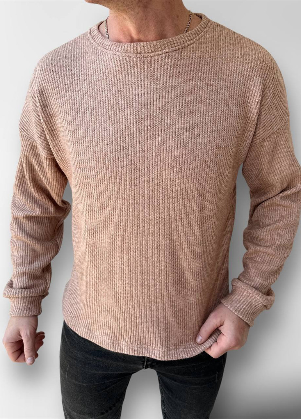 Бежевий демісезонний джемпер джемпер No Brand