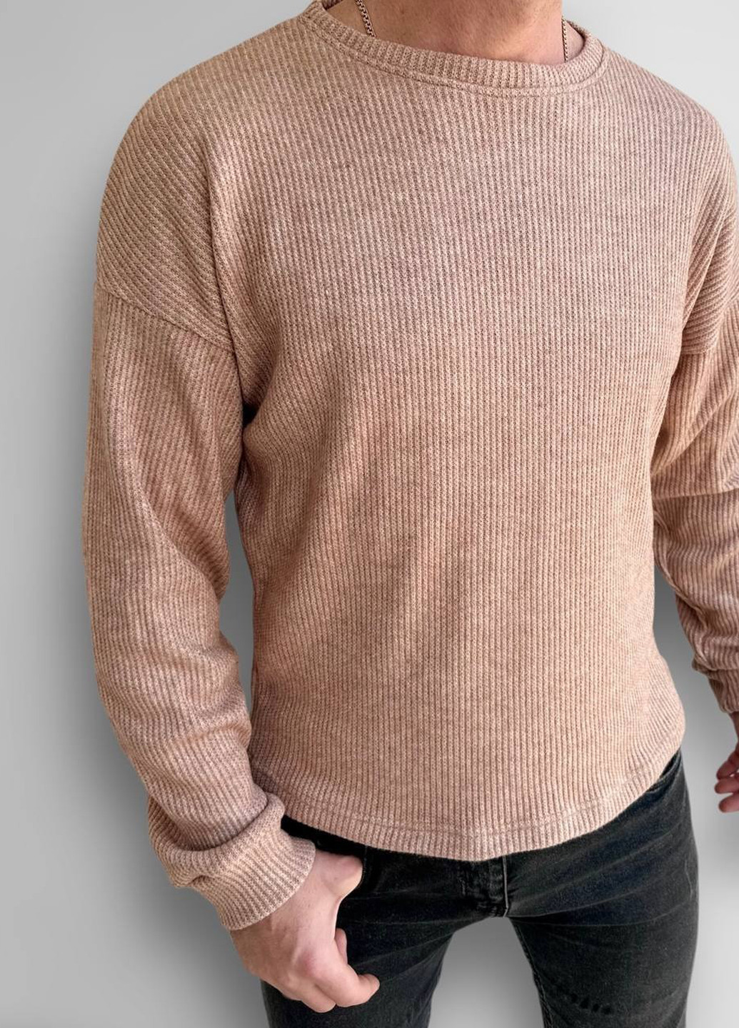 Бежевий демісезонний джемпер джемпер No Brand