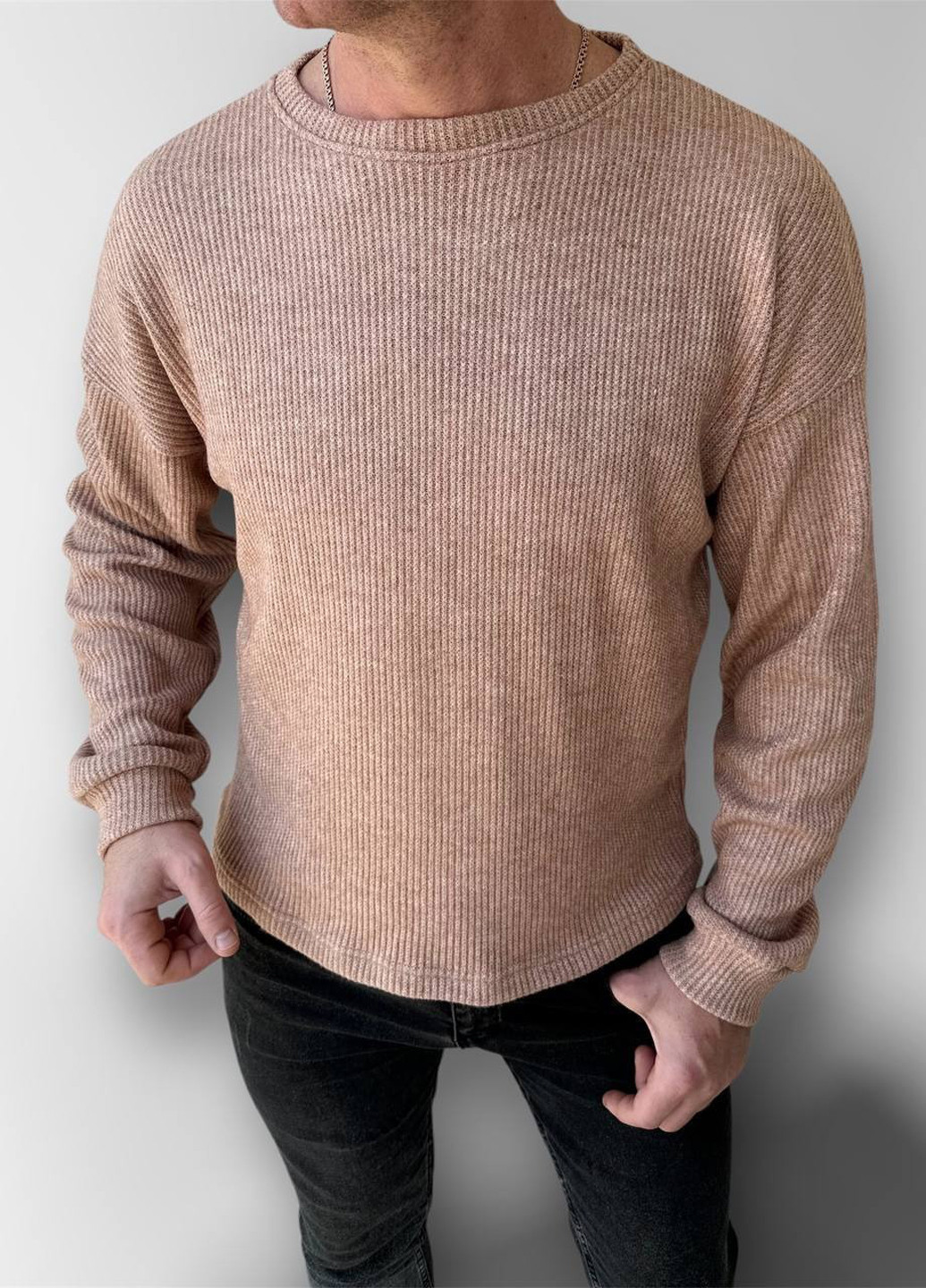 Бежевий демісезонний джемпер джемпер No Brand