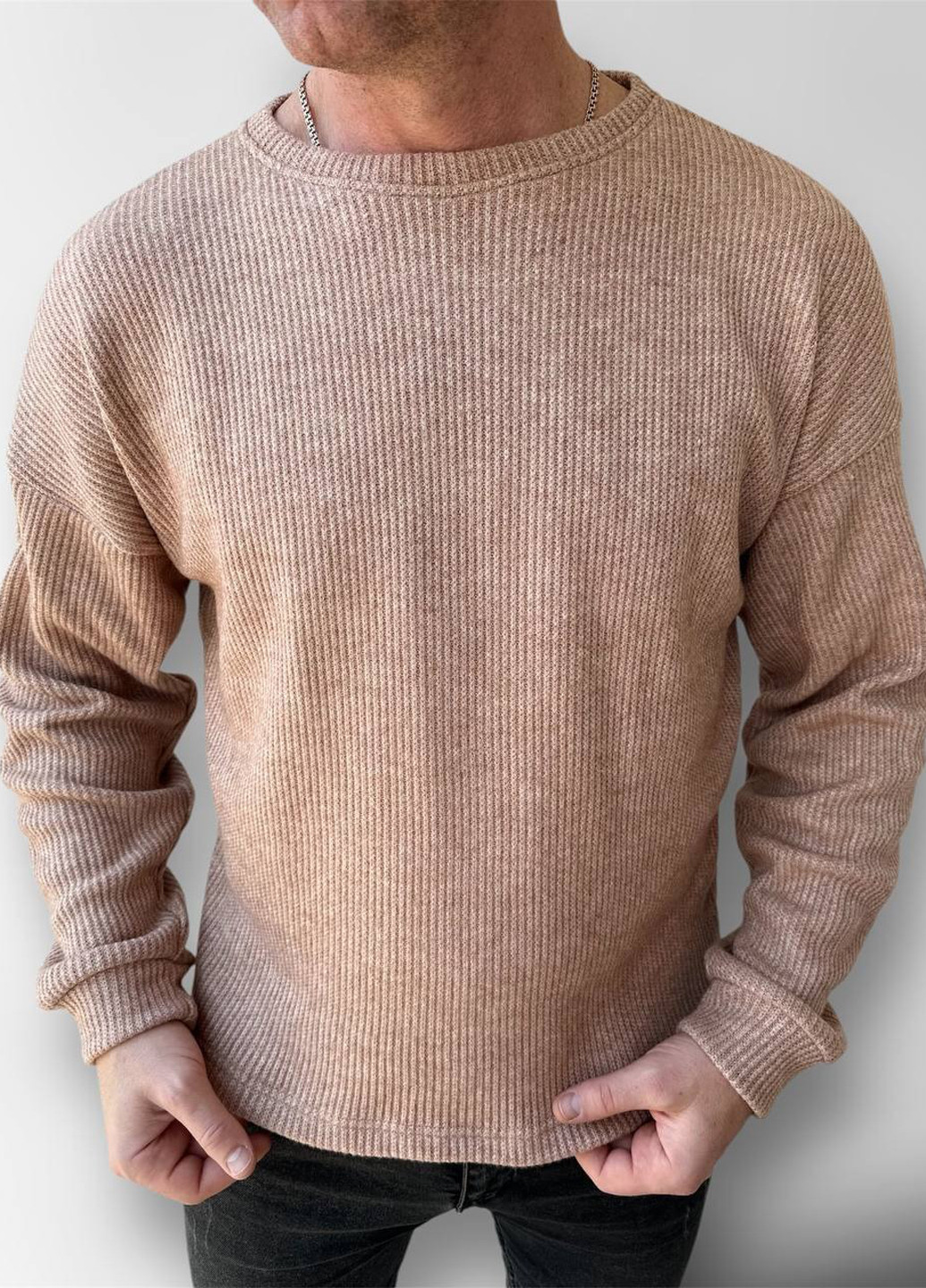 Бежевий демісезонний джемпер джемпер No Brand