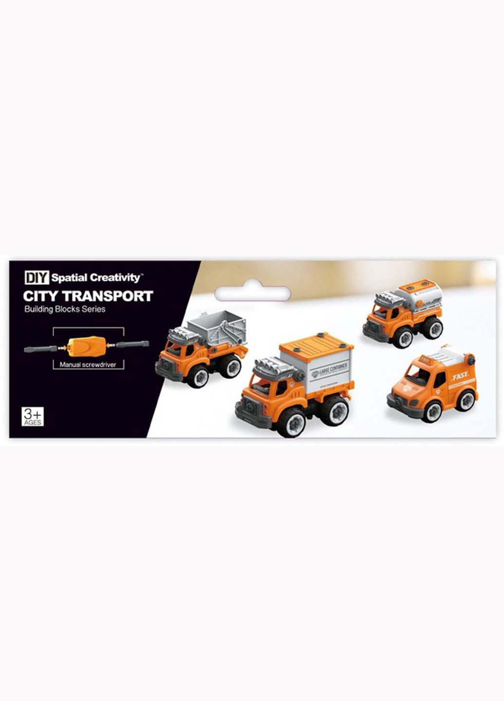 Конструктор DIY SPATIAL CREATIVITY Грузовик 30 деталей (207383183)