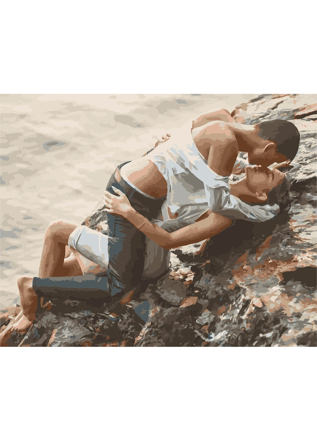 Картина за номерами "Літній роман" 40х50 см ArtStory (250449479)