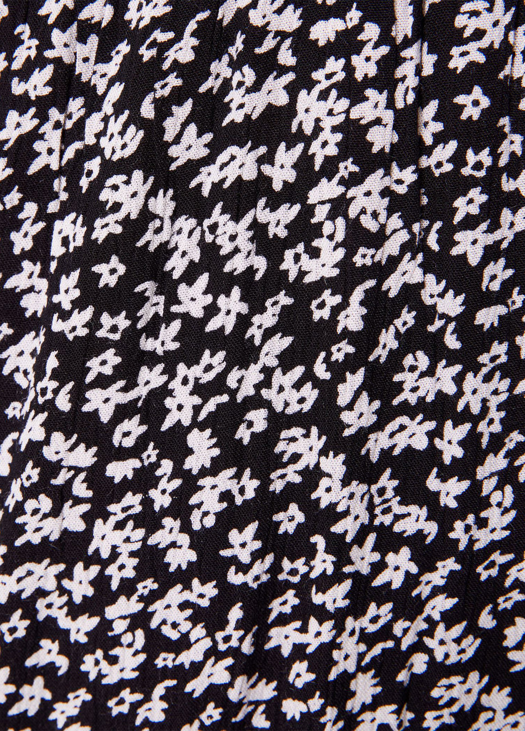 Чорно-білий кежуал сукня з відкритими плечима Jennyfer з квітковим принтом