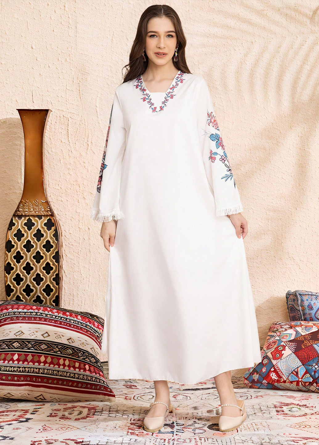 Молочное платье SHEIN (367017854)