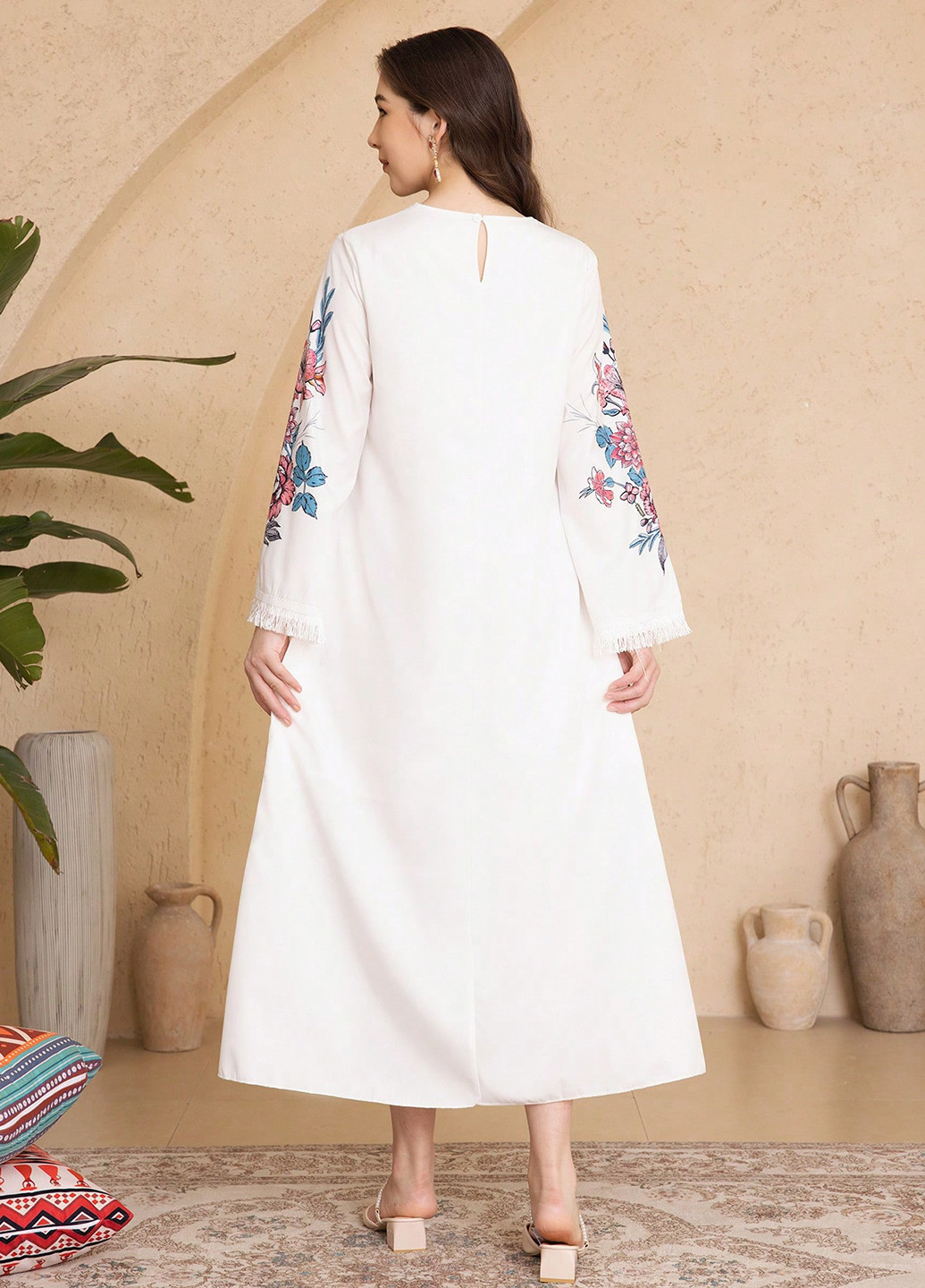 Молочное платье SHEIN (367017854)