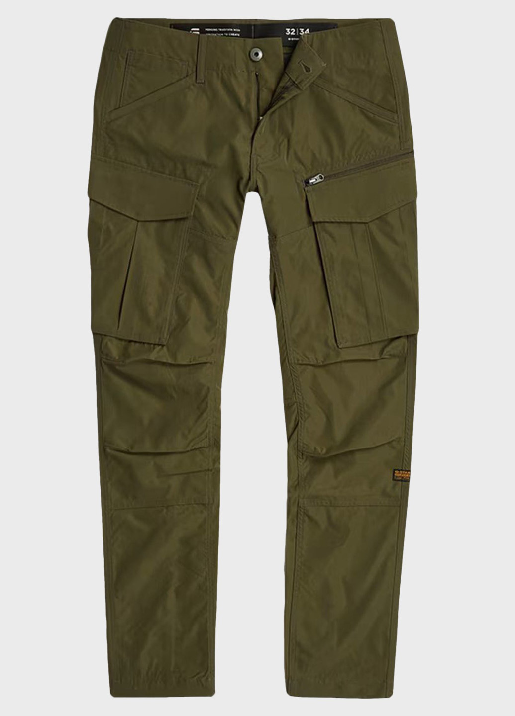 Хаки кэжуал демисезонные карго брюки G-Star Raw