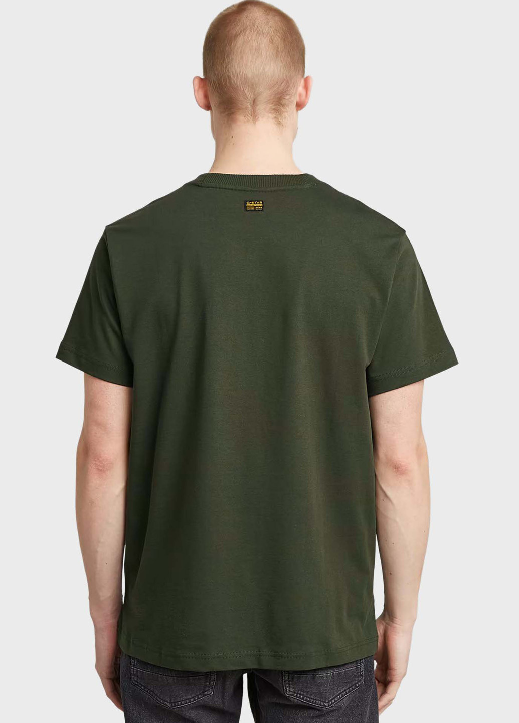 Хаки (оливковая) футболка G-Star Raw