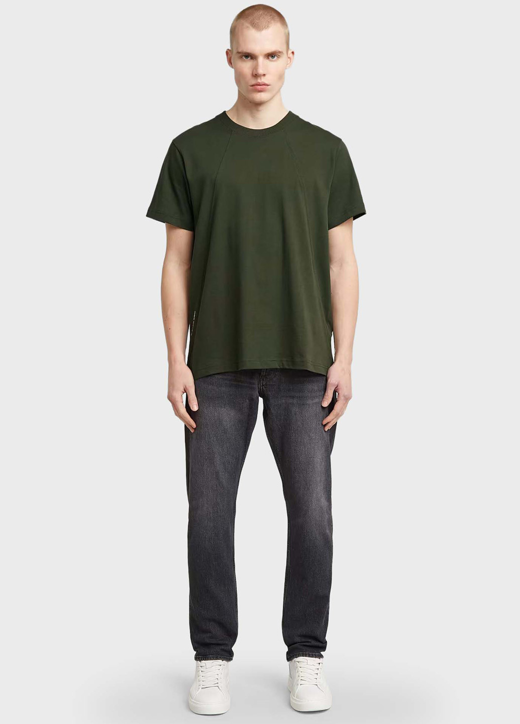 Хаки (оливковая) футболка G-Star Raw