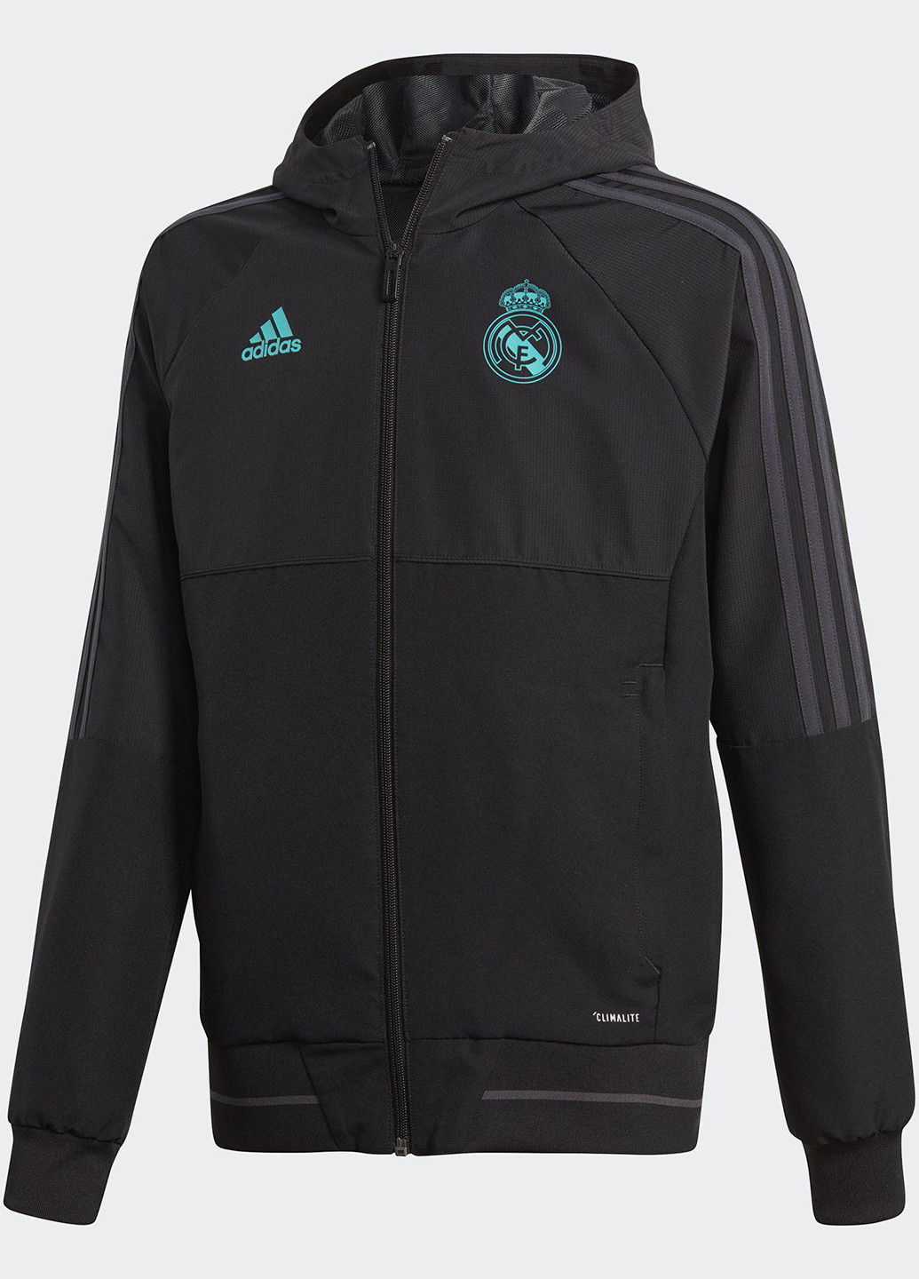 Чорна демісезонна куртка adidas