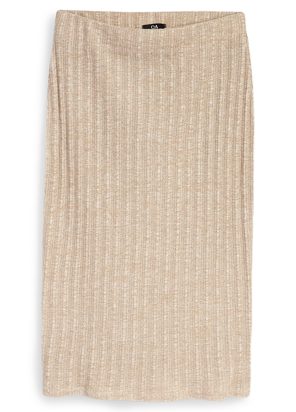 Бежевая кэжуал меланж юбка C&A