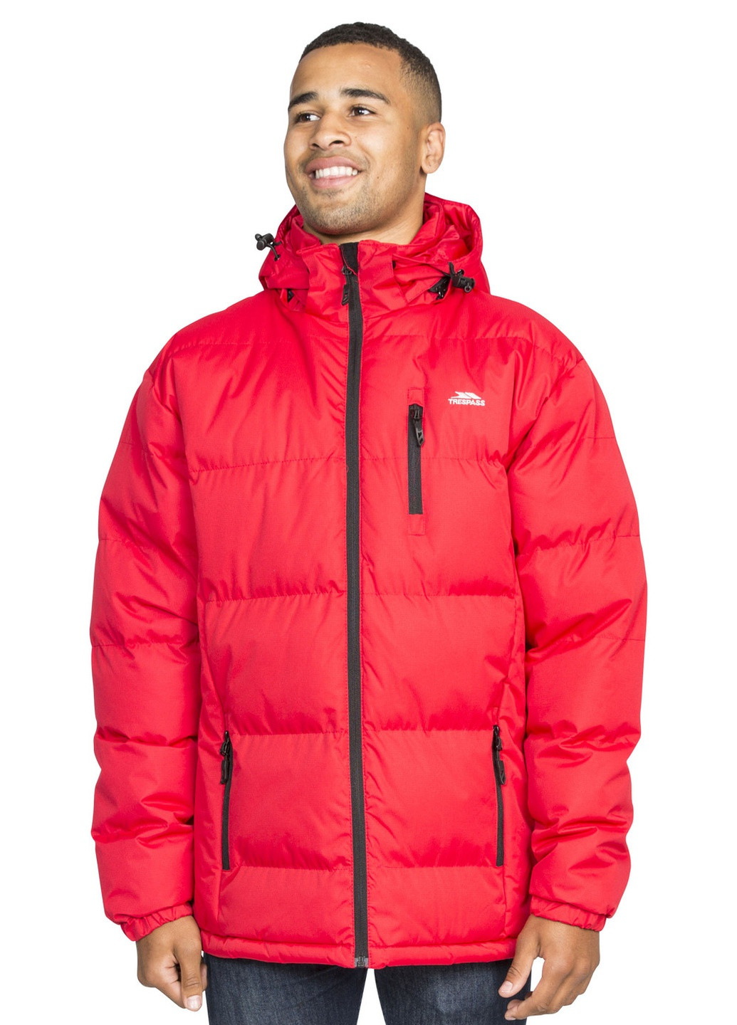 Красная зимняя куртка Trespass CLIP - MALE PADDED JKT