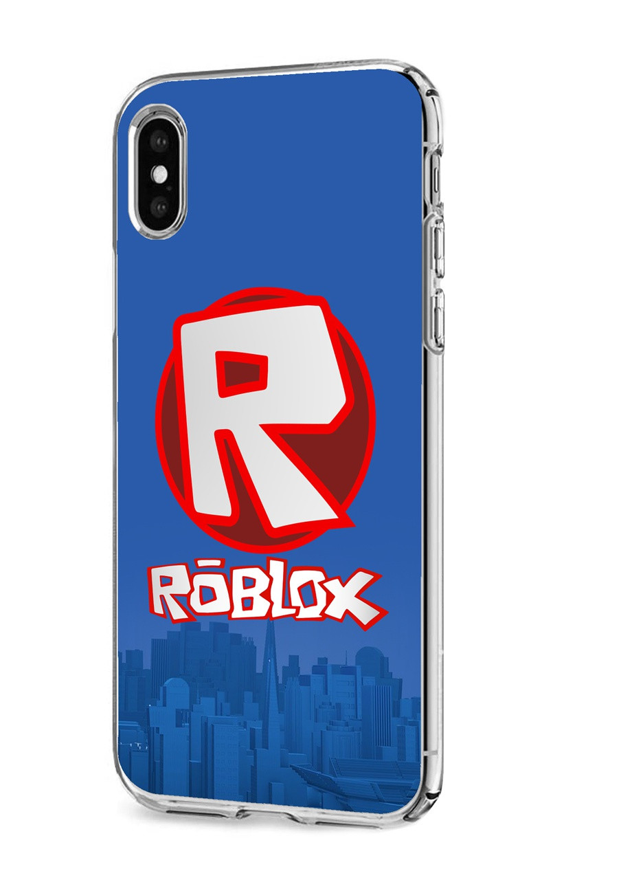Чехол силиконовый Apple Iphone X Роблокс (Roblox) (6129-1708) MobiPrint (219555942)