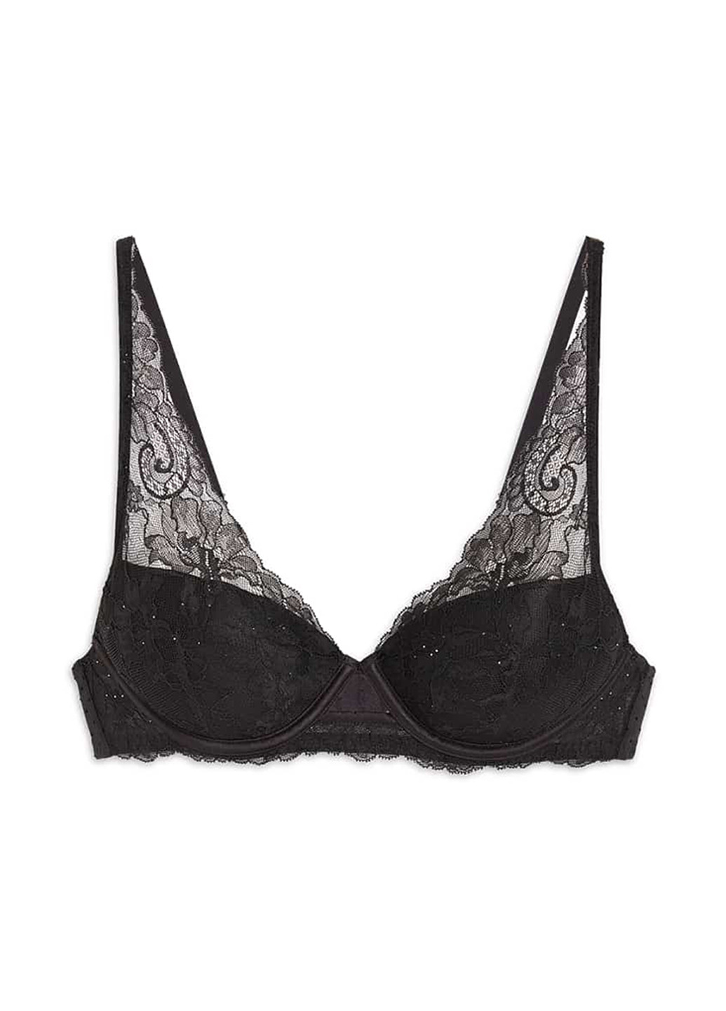 Чорний бюстгальтер C&A з кісточками поліамід