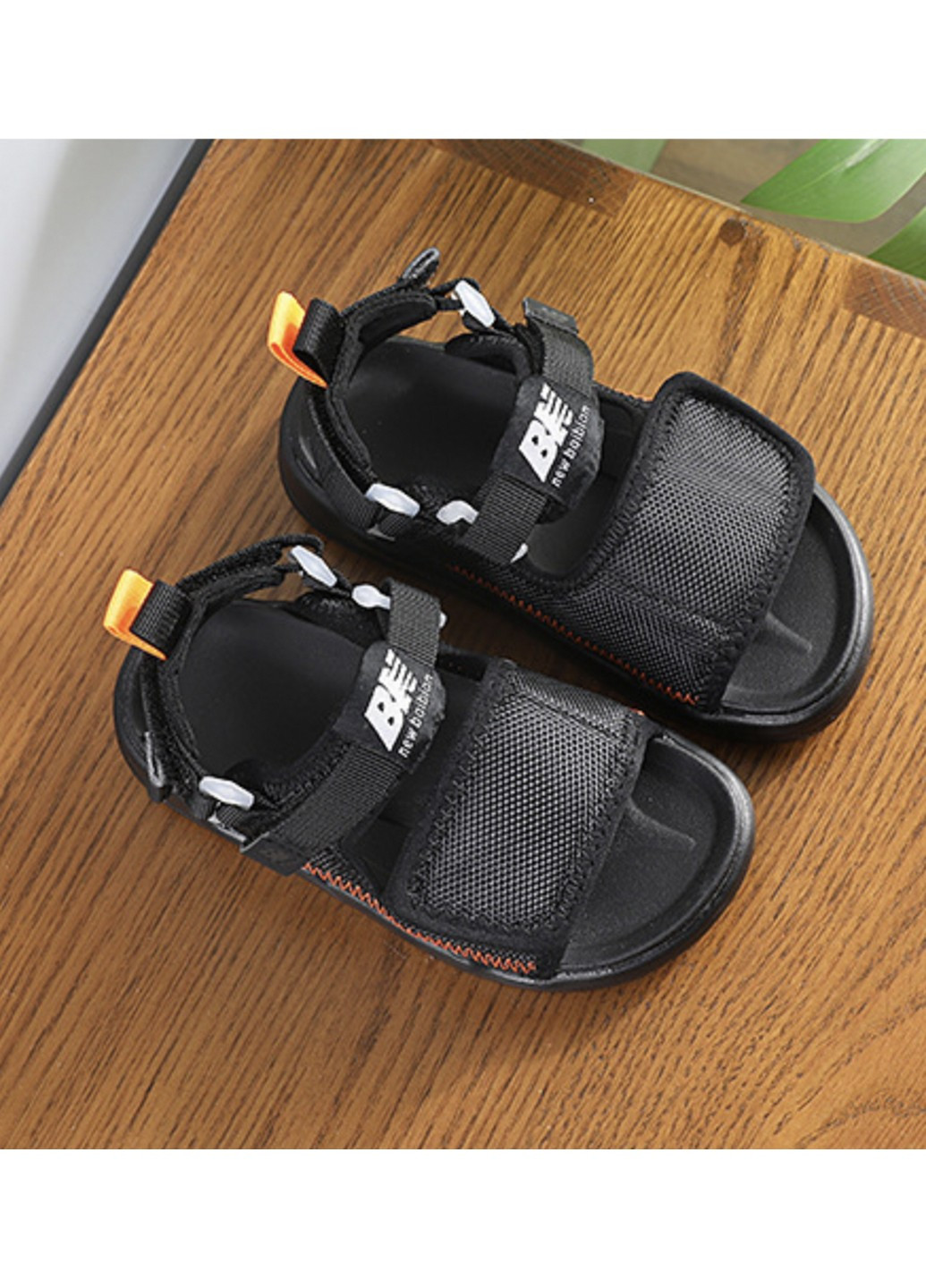 Черные кэжуал стильные сандалии для мальчика bn DobraMAMA