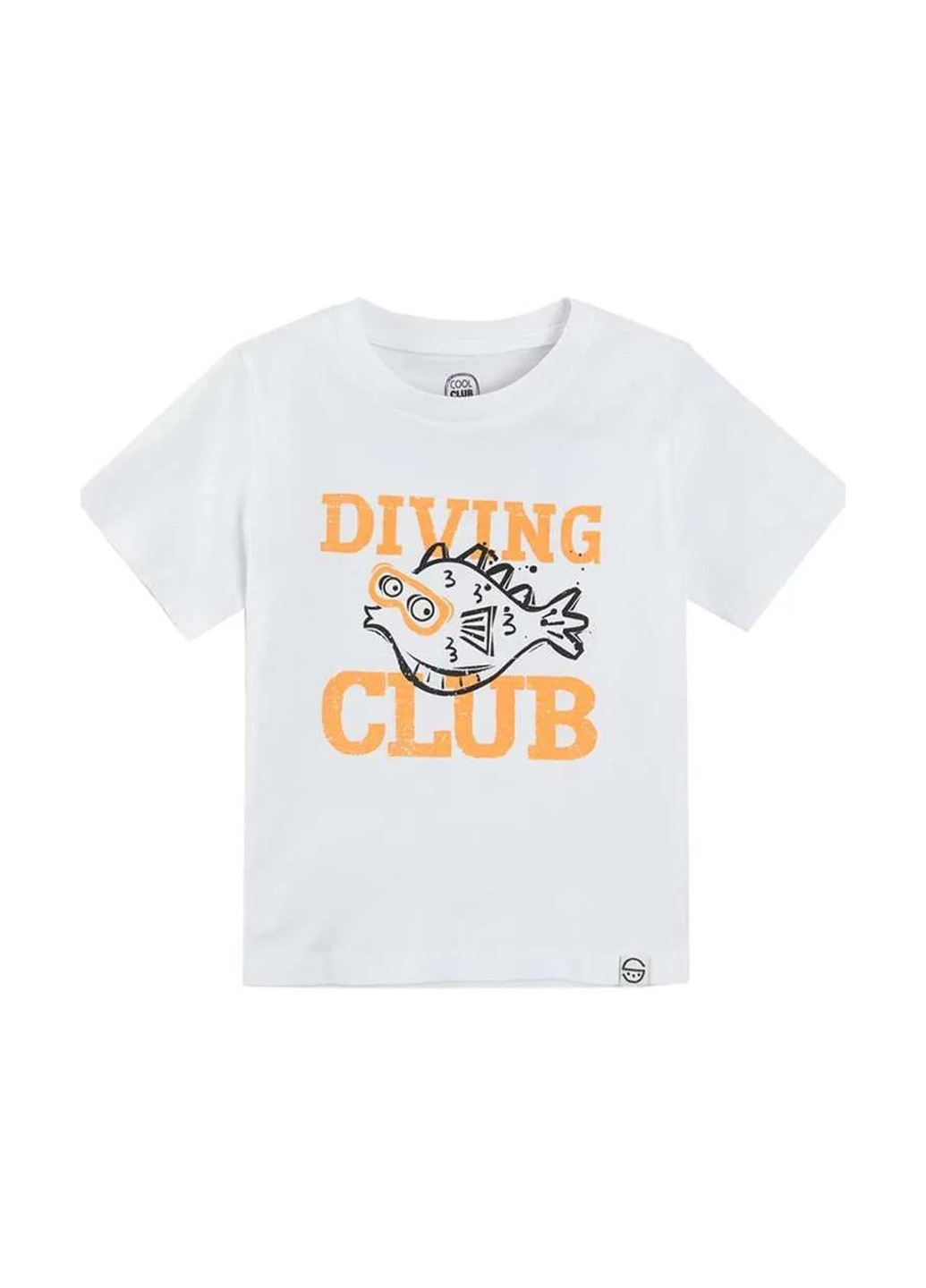 Белая летняя футболка Cool Club