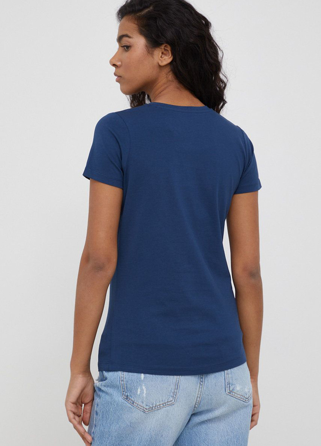 Синяя летняя футболка Pepe Jeans London