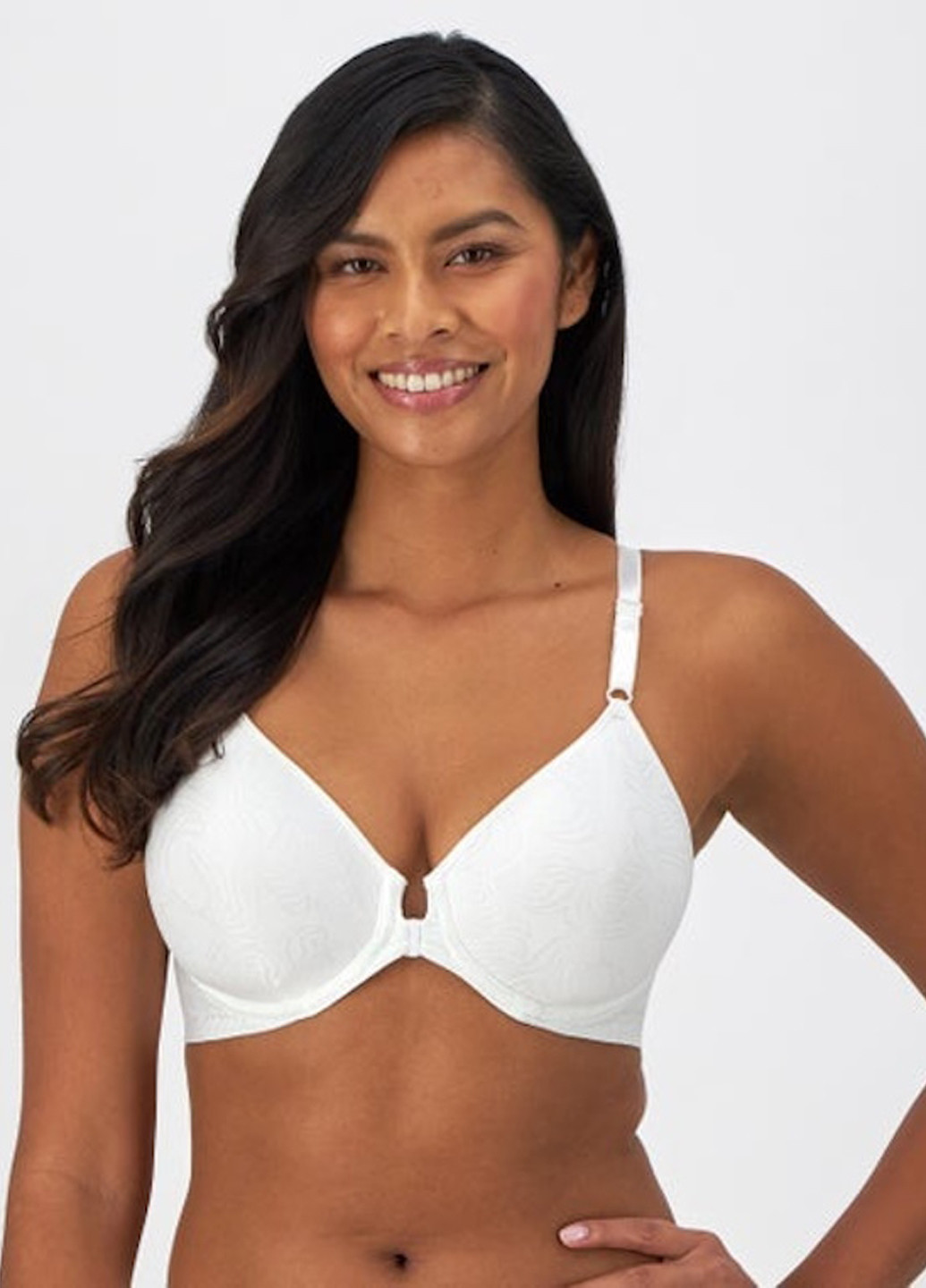 Белый бралетт бюстгальтер Bali с косточками полиэстер