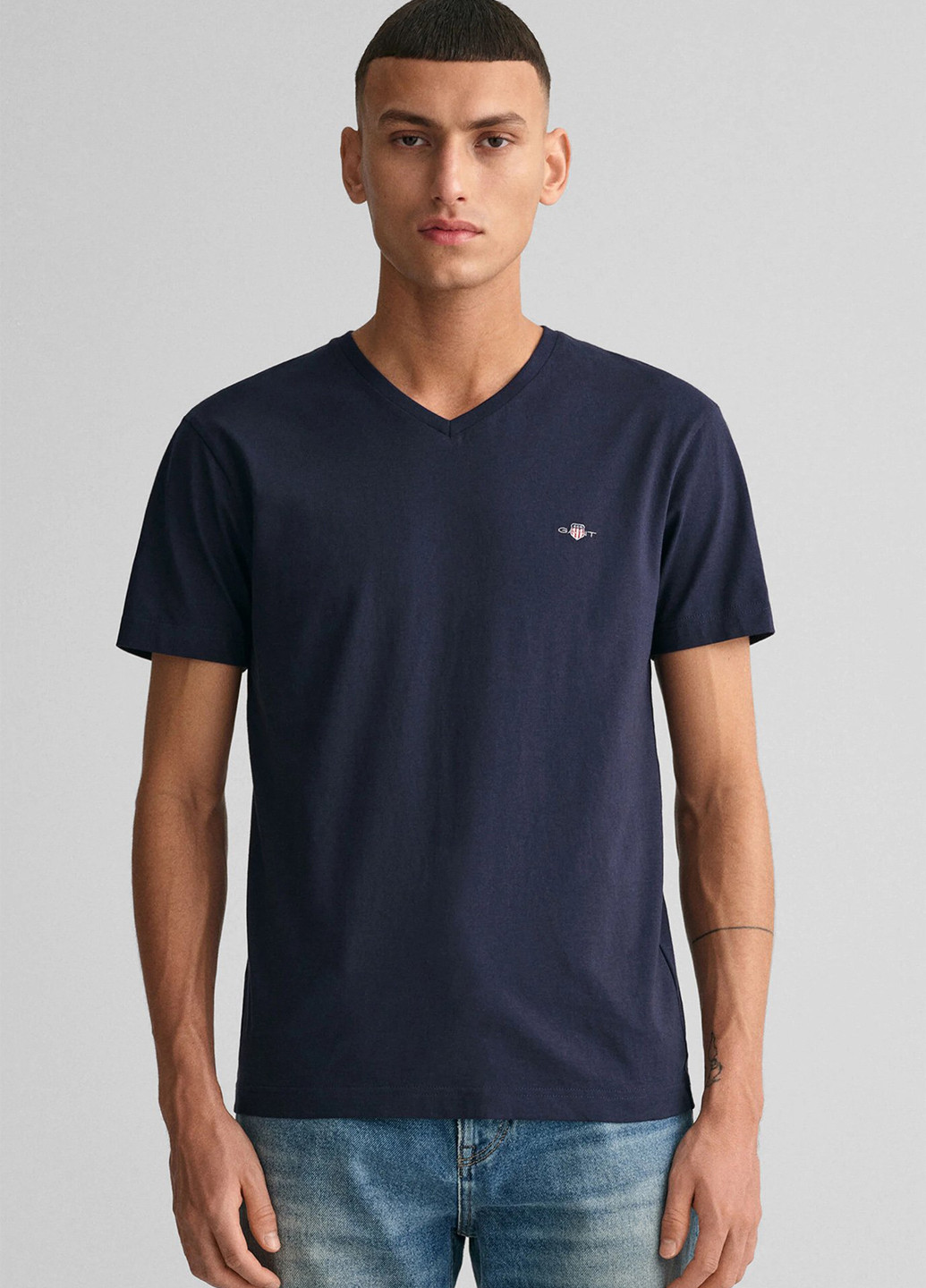 Индиго футболка Gant