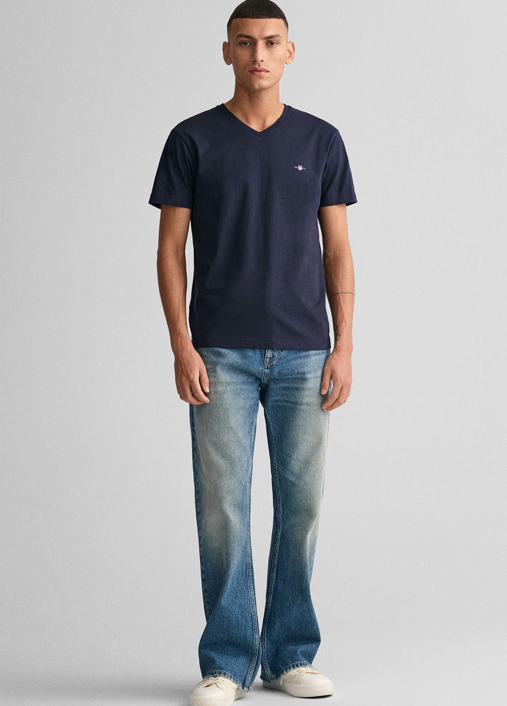 Индиго футболка Gant