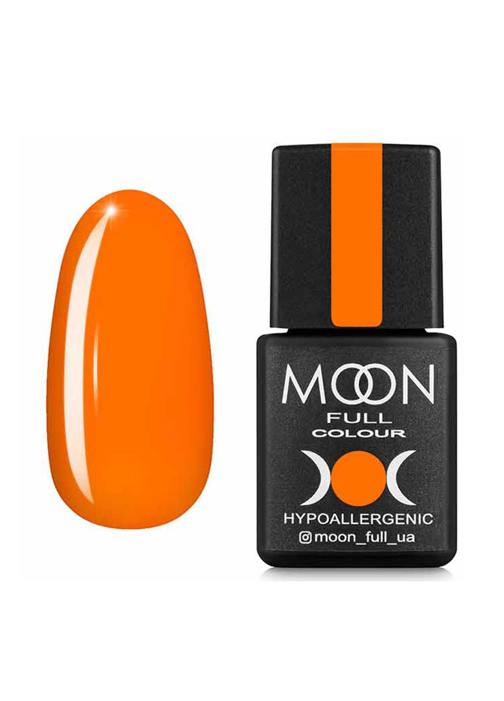 Гель-лак FULL color Neon №704 (оранжевый), 8 мл Moon (184150722)