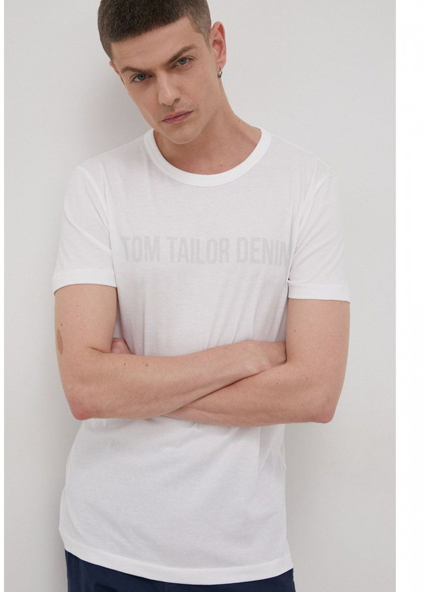 Біла футболка Tom Tailor 1026926 wt