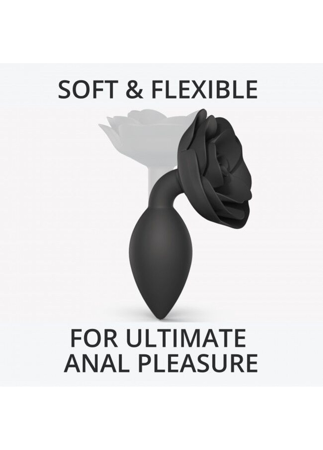 Анальная пробка OPEN ROSES L SIZE - BLACK ONYX Love To Love (254953864)