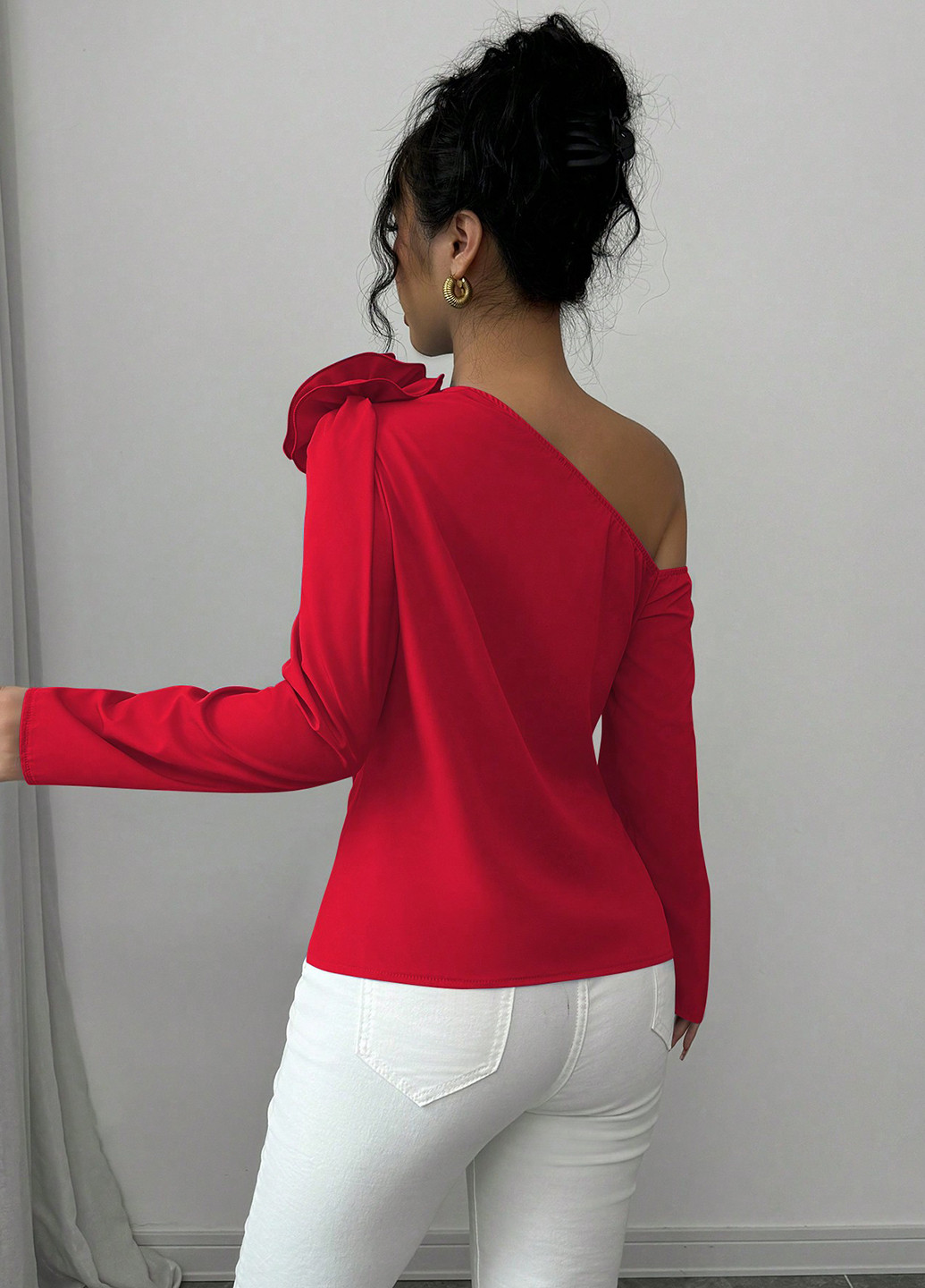 Красная блуза SHEIN