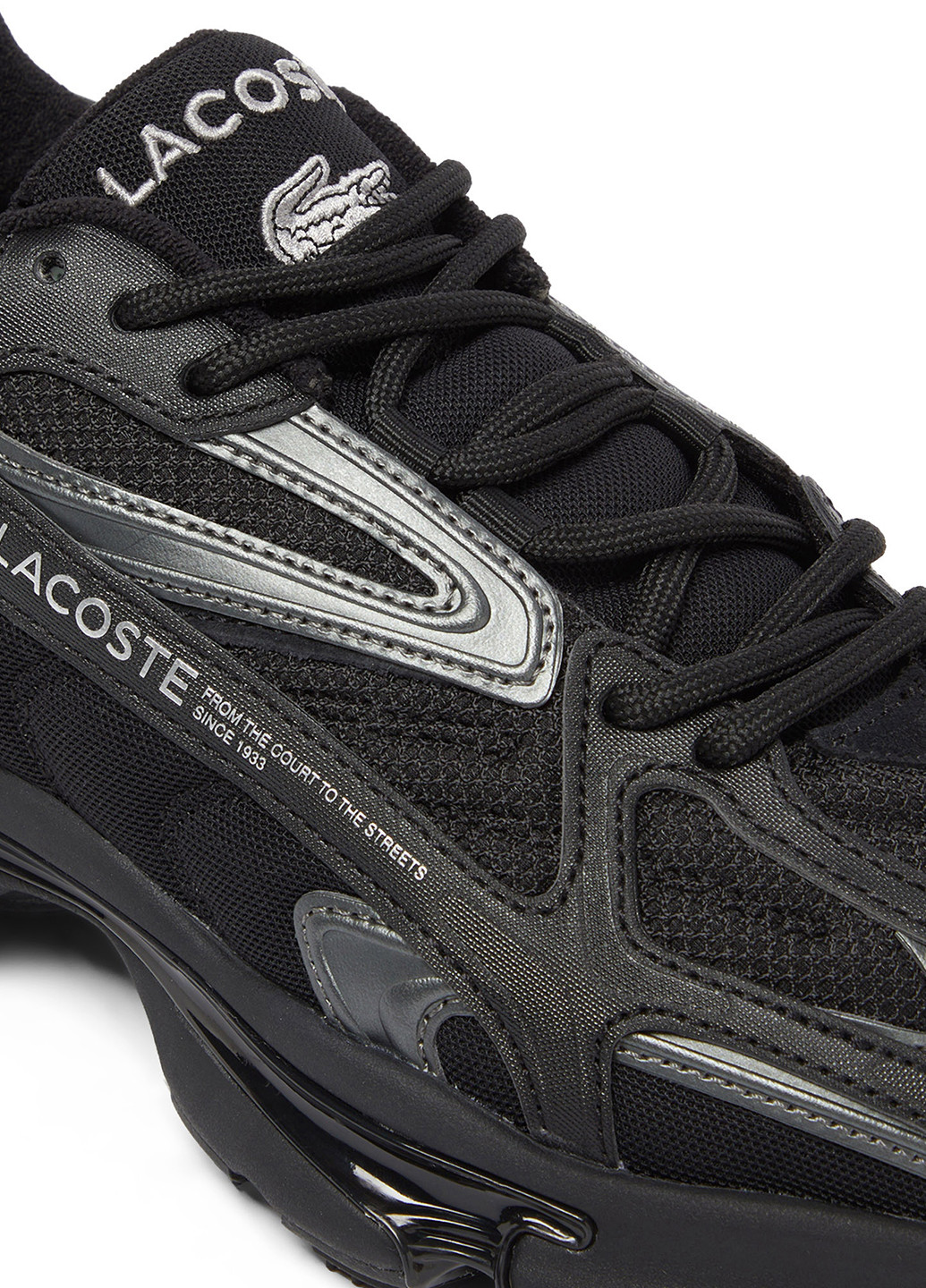 Чорні Осінні кросівки Lacoste L003 2K24