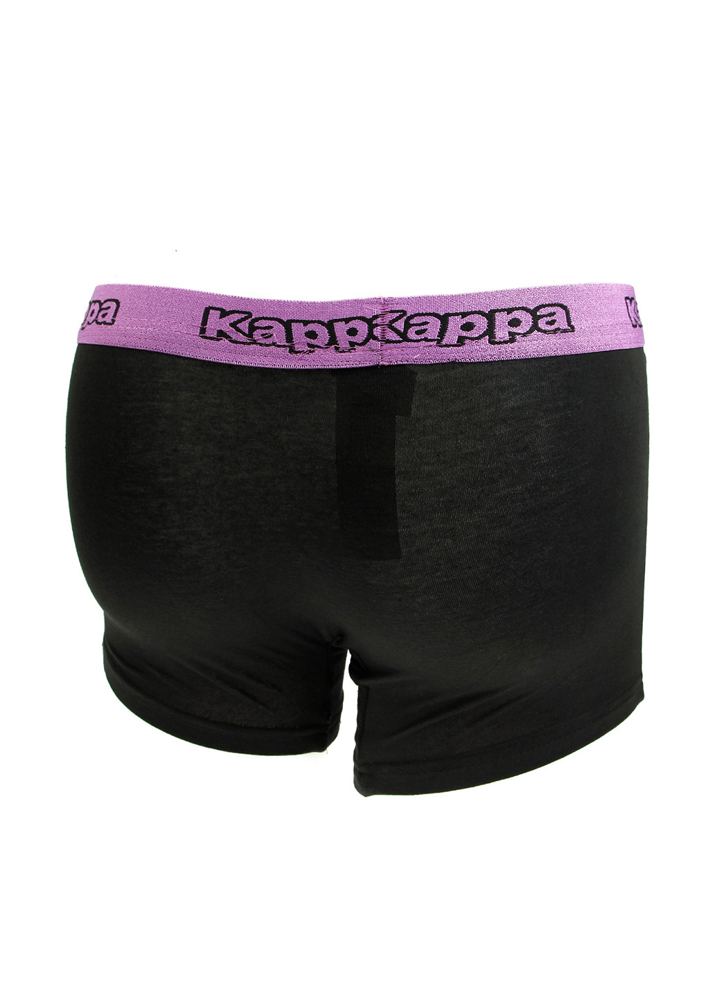 Труси (2 шт.) Kappa боксери логотипи чорні повсякденні бавовна, трикотаж
