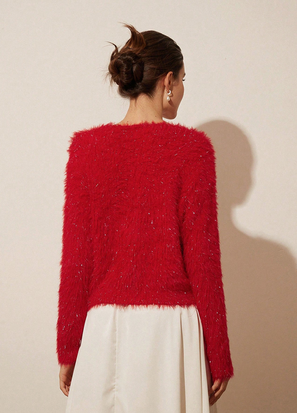 Красный демисезонный джемпер джемпер SHEIN