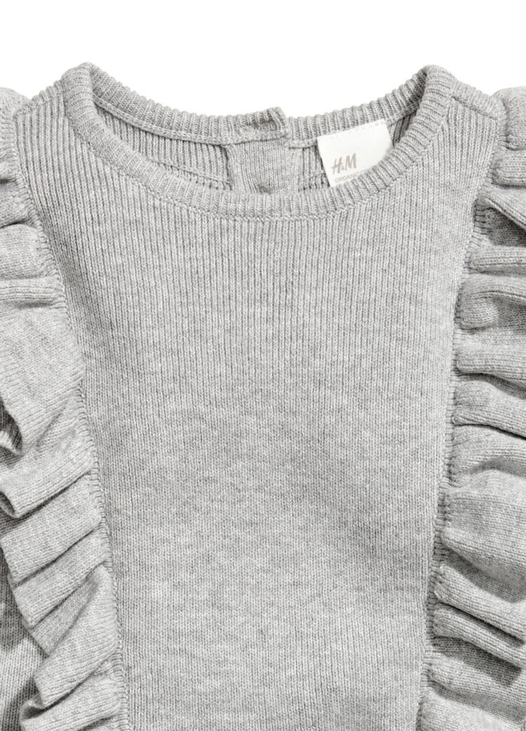 Серое платье H&M (89949981)