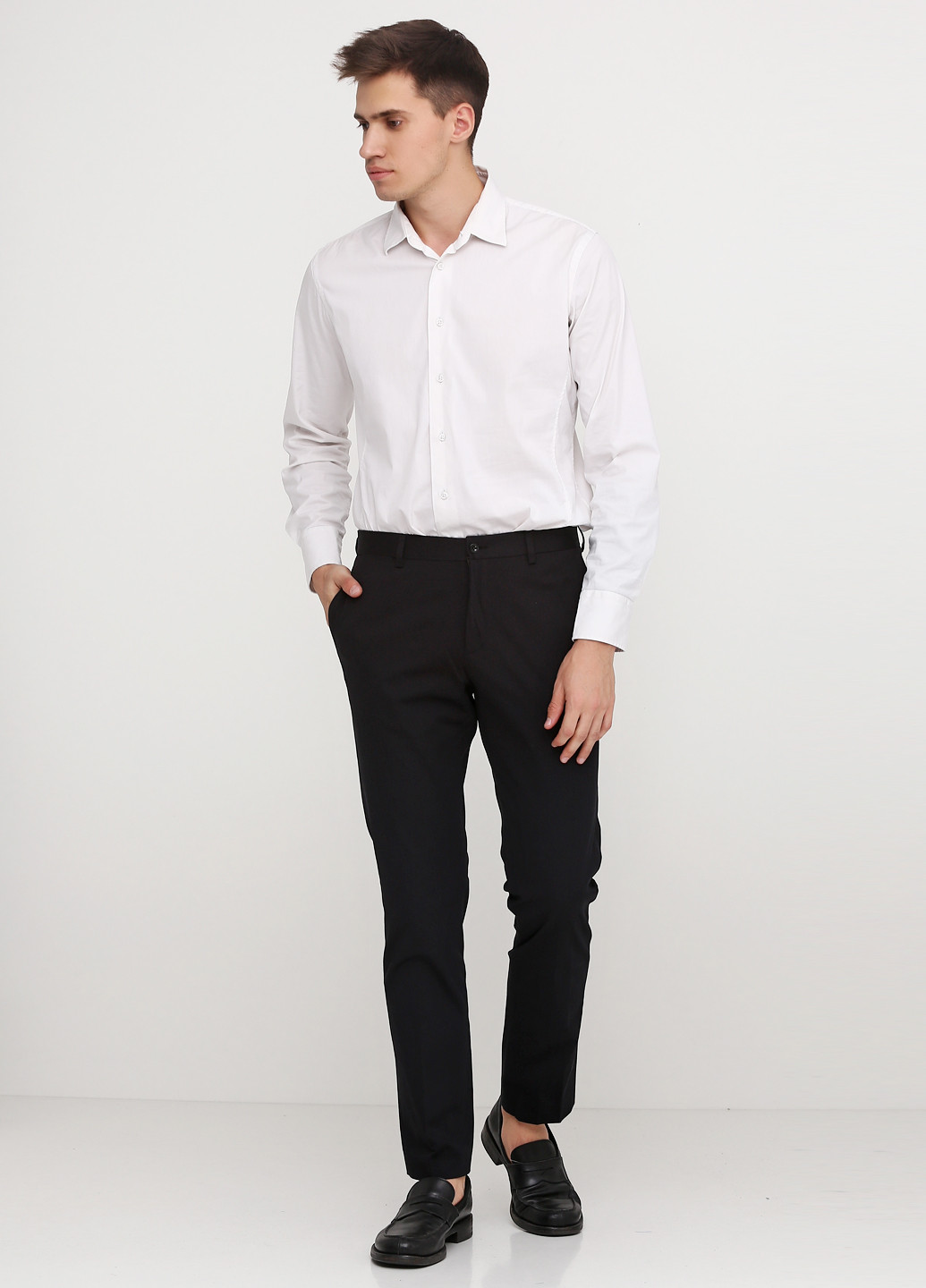 Черные классические демисезонные прямые брюки Ralph Lauren