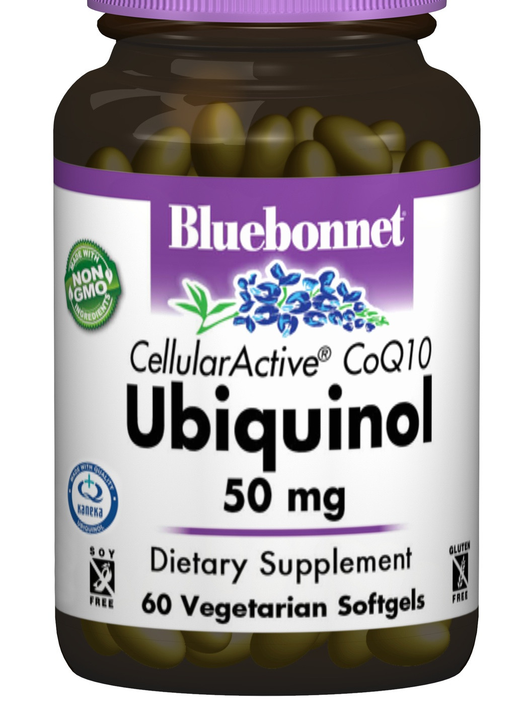Убихинол 50мг, Cellular Active,, 60 желатиновых капсул Bluebonnet Nutrition (228292964)