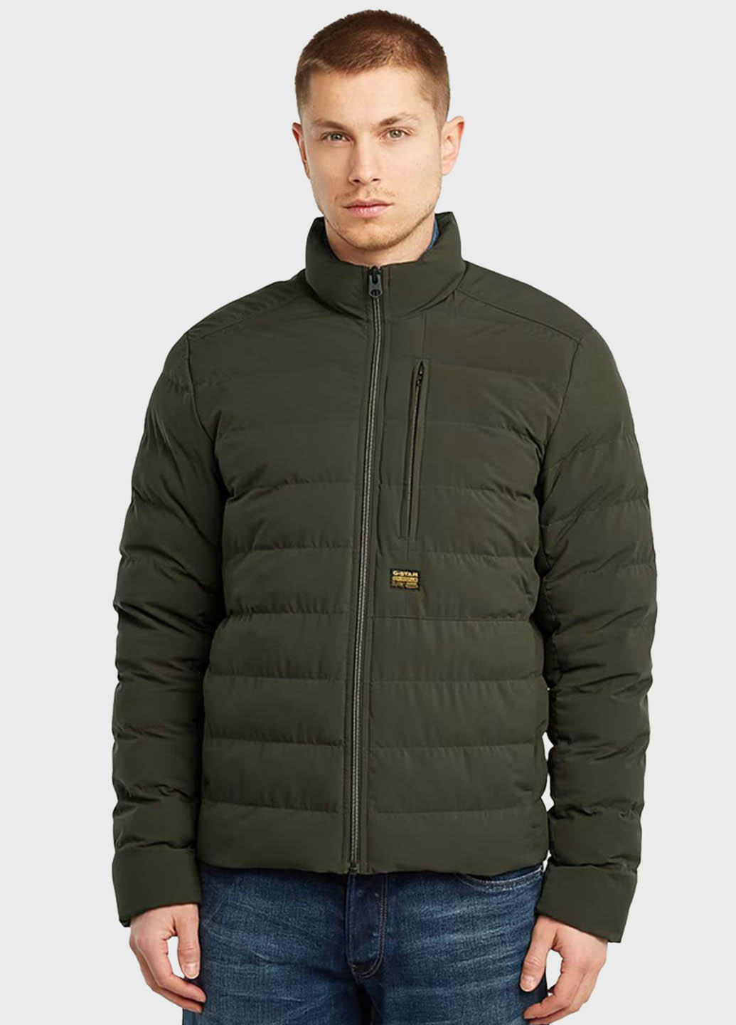 Оливкова (хакі) демісезонна куртка G-Star Raw