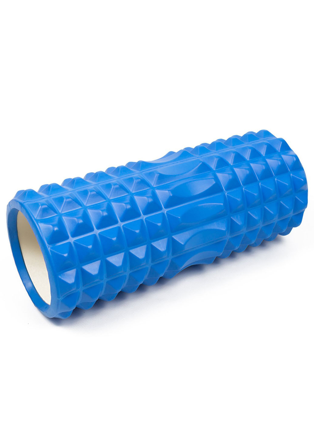 Массажный ролик Grid Roller v1.2 33 см синий (роллер, валик, цилиндр для йоги, пилатеса и массажа) EasyFit (237657447)