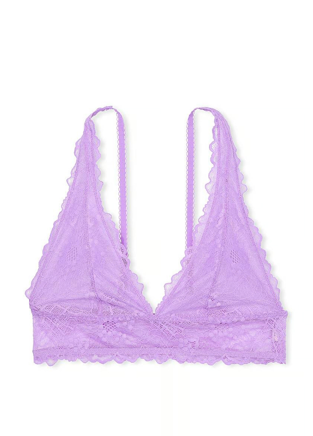 Бузковий тріенджел бюстгальтер Victoria's Secret без кісточок поліамід, еластан