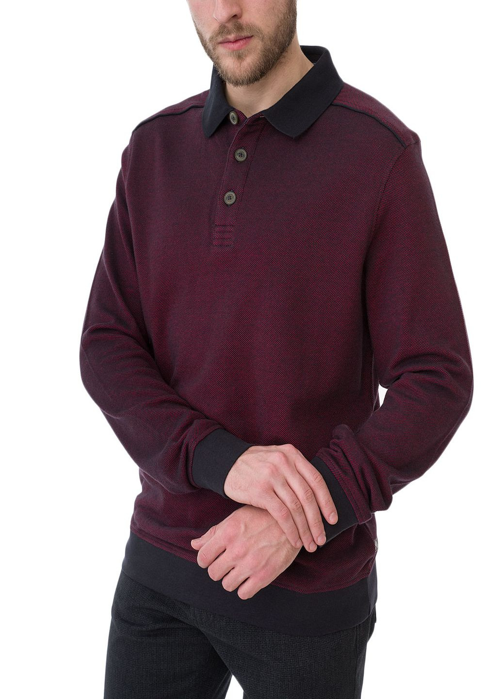 Бордовый зимний джемпер Ragman