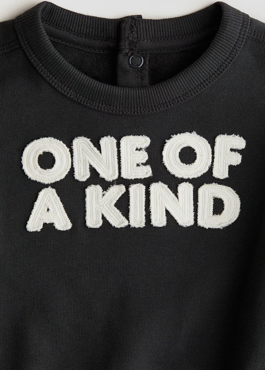 Темно-сірий світшот H&M напис аплікація (366116964)