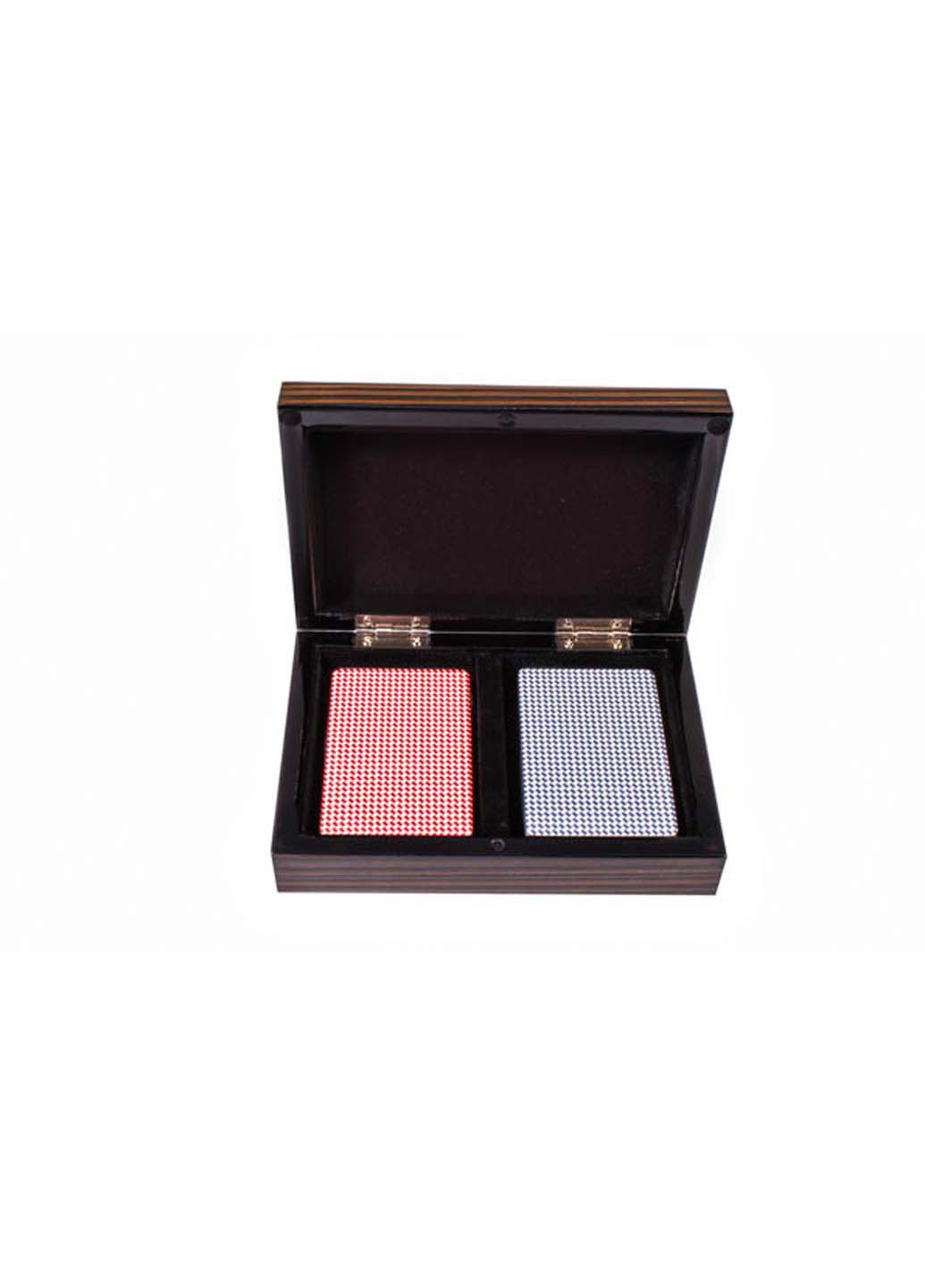 Две колоды карт в деревянной коробке Duke 10.5 х 8 х 4 (232007452)