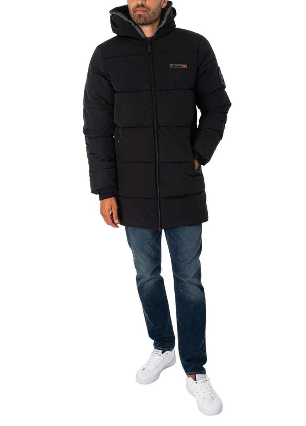 Черная демисезонная куртка sht19082-011 Ellesse ROGERI PADDED