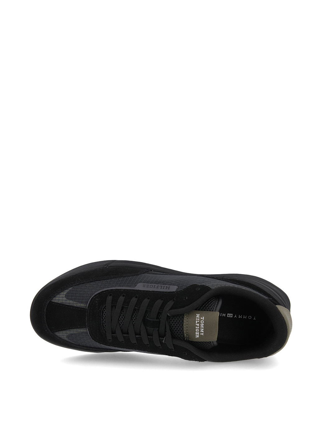 Черные демисезонные кроссовки Tommy Hilfiger RETRO RUNNER SEASONAL