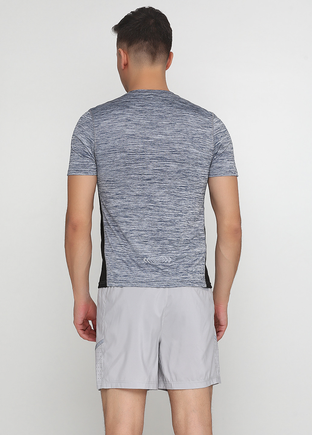 Серо-синяя футболка с коротким рукавом Workout