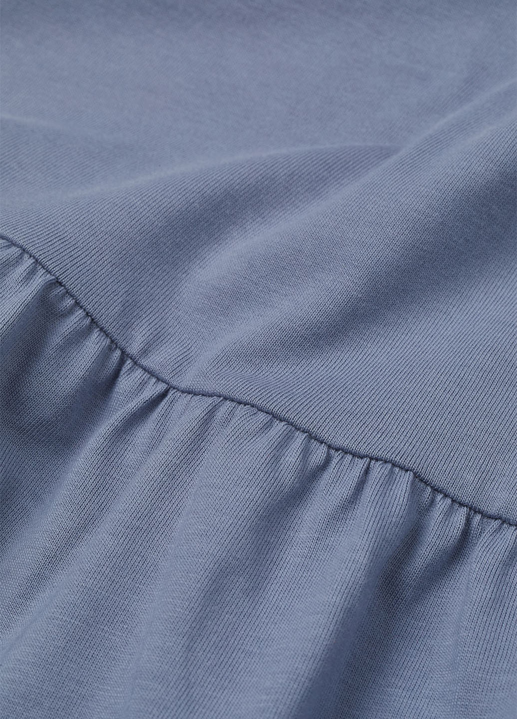 Сіро-синя кежуал сукня сукня-футболка H&M однотонна