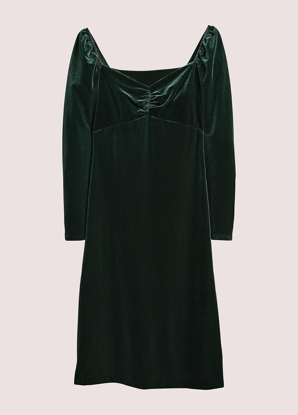 Зеленое кэжуал платье футляр Boden однотонное