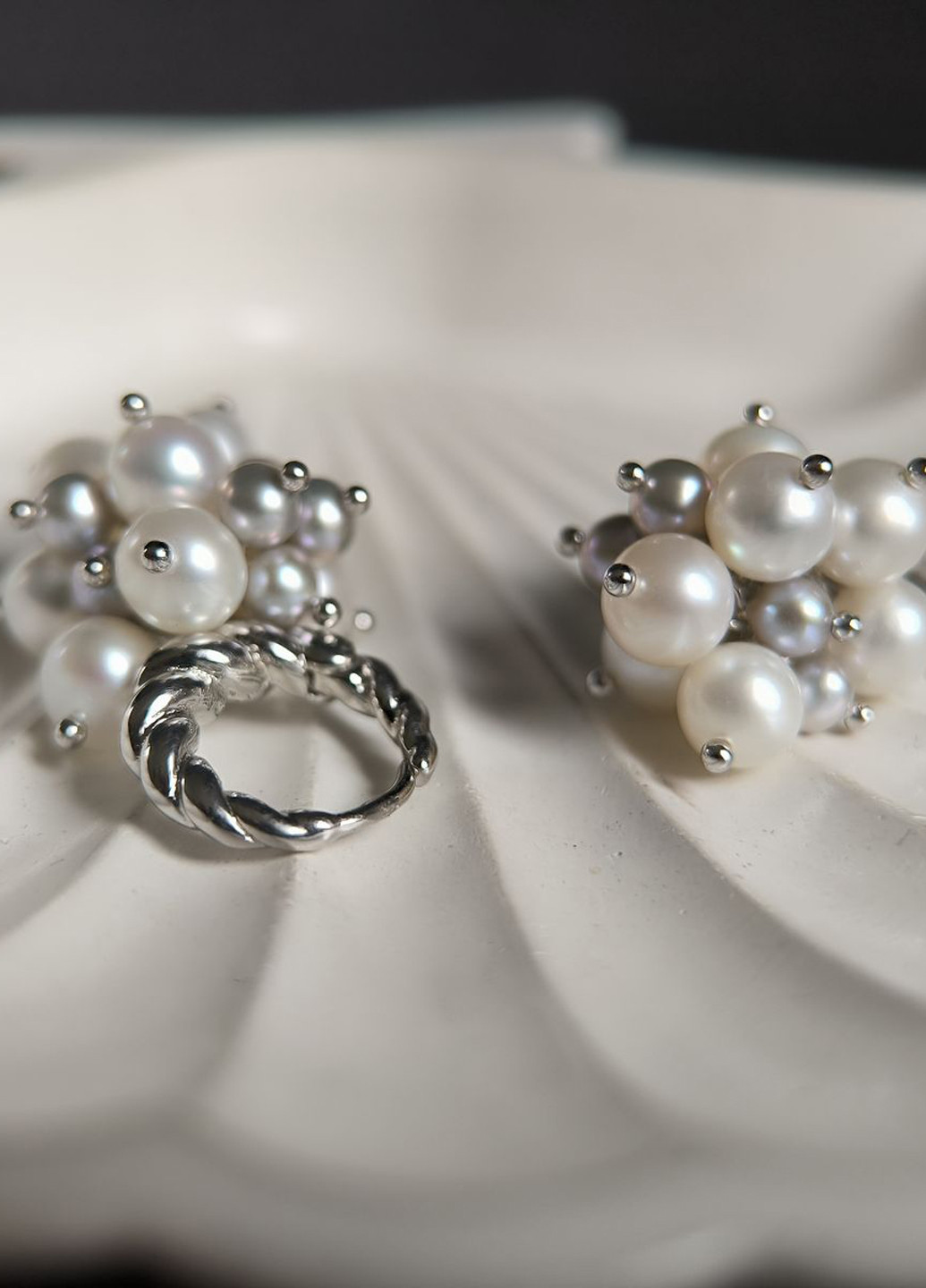 Серьги Silver Flame (350941343)