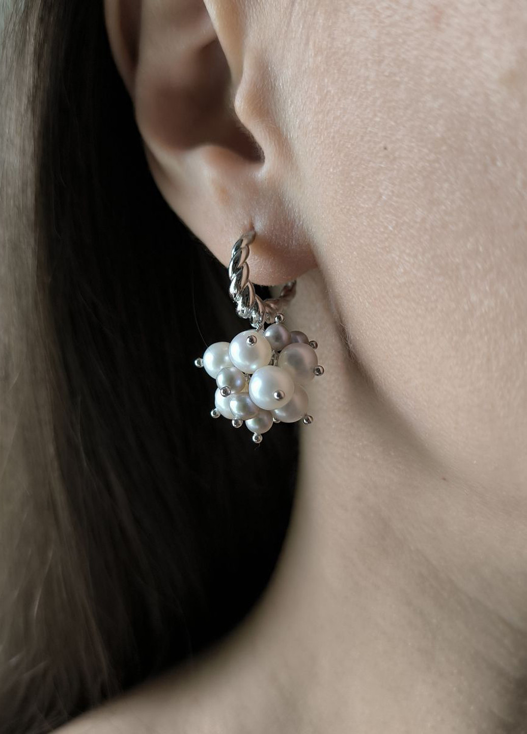 Серьги Silver Flame (350941343)