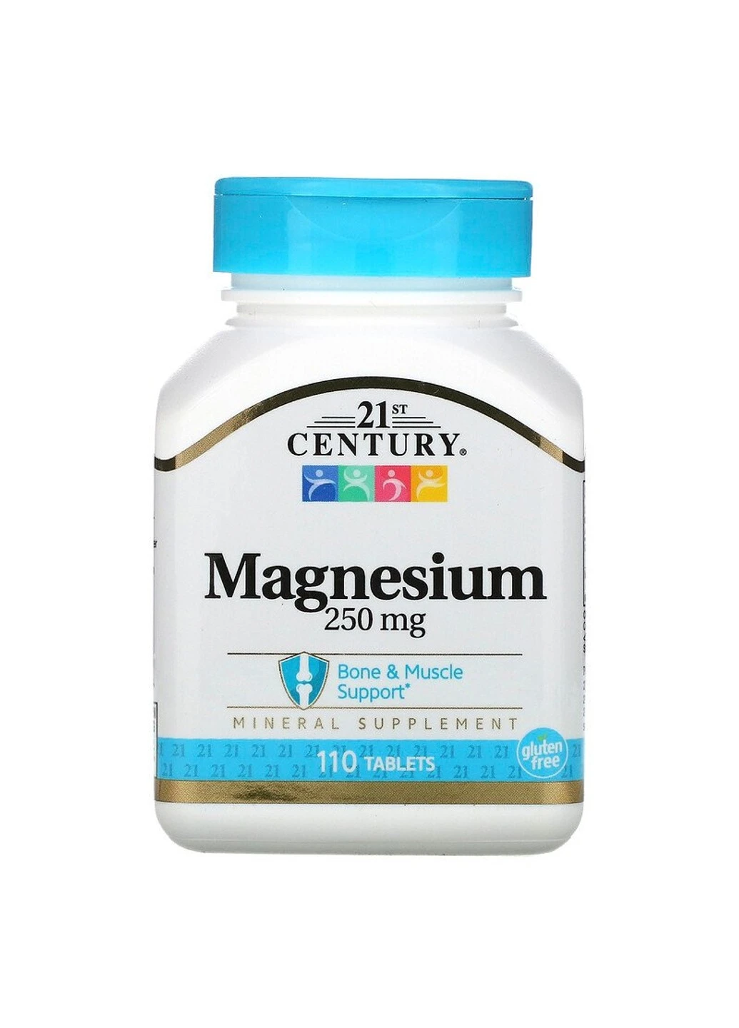 Магній Magnesium 250 mg 110 таблеток 21st Century (255408111)