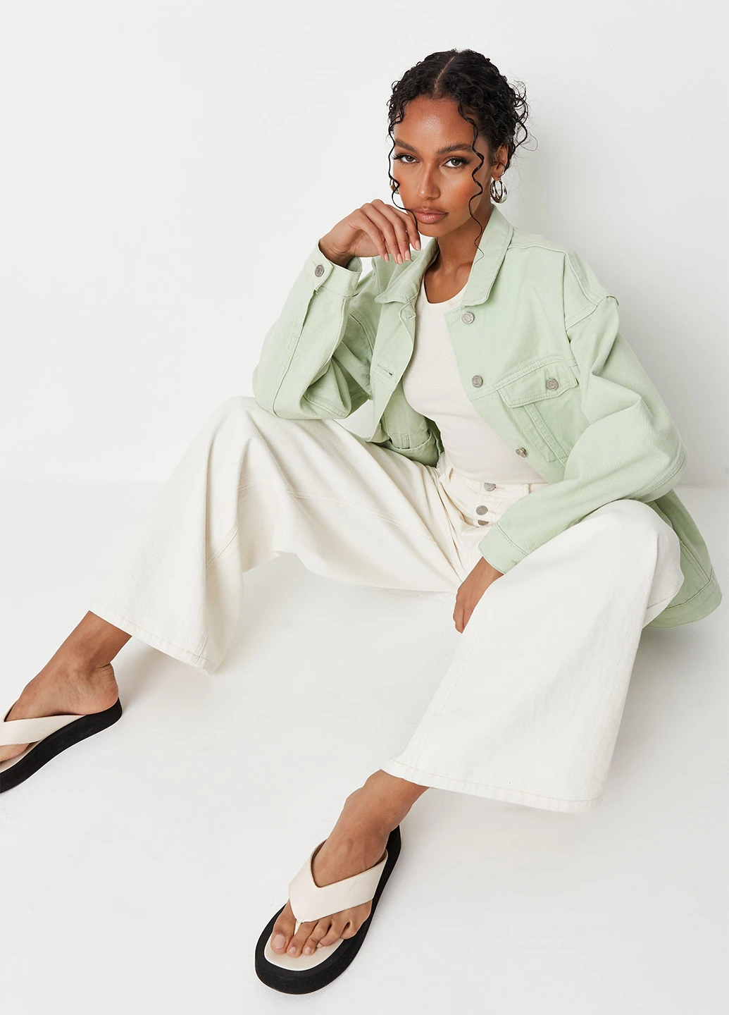 М'ятна літня куртка Missguided